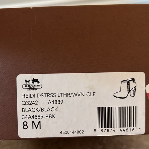 Coach Heidi Boot LIKE NEW Comes WITH BOX - Picture 6 of 6